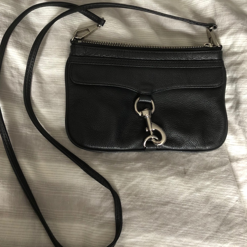 Rebecca Minkoff Black crossbody wallet/clutch